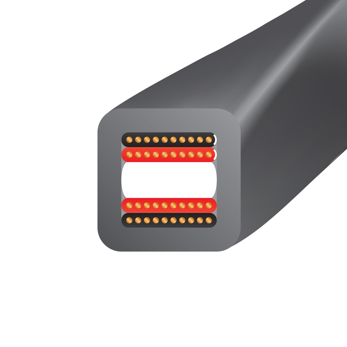 WireWorld Equinox 10 speaker cable pair, 2.5 m set