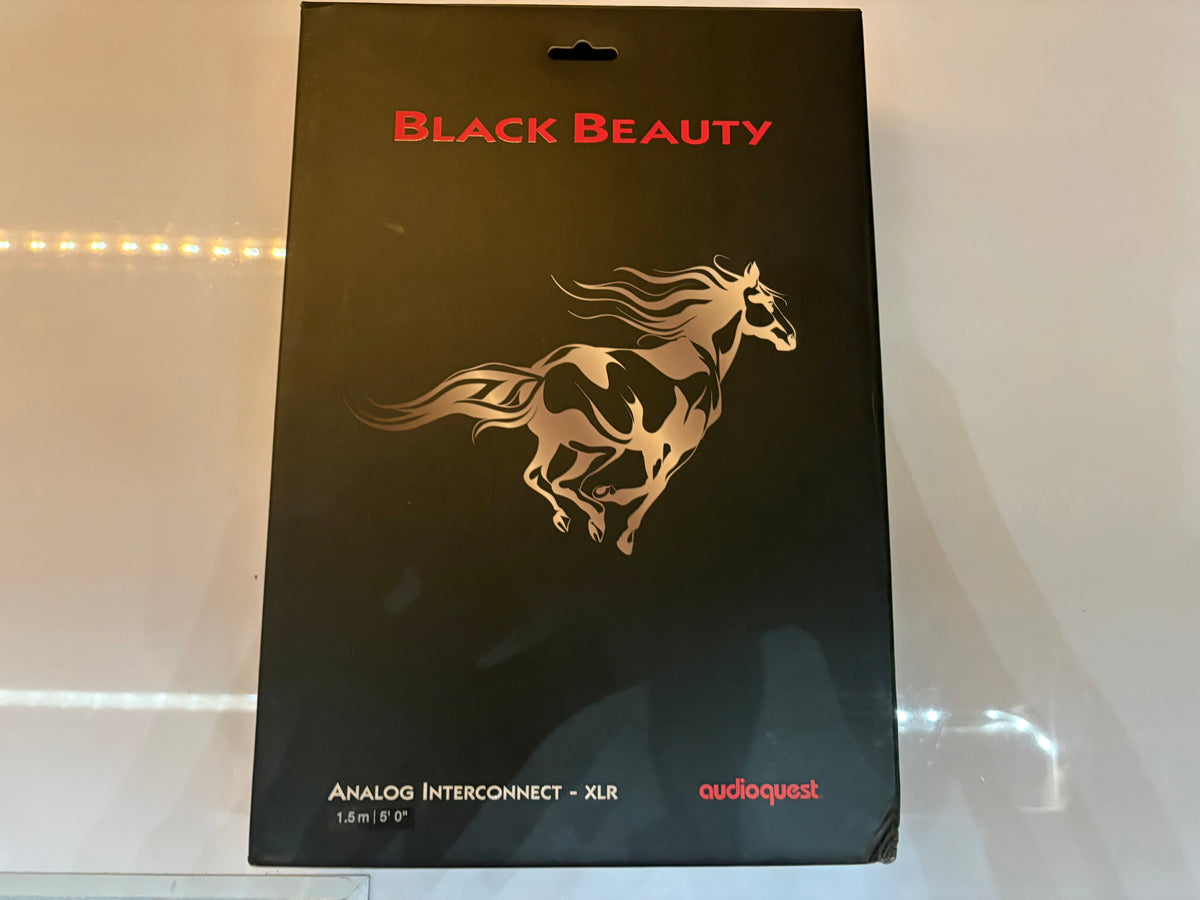 AudioQuest Black Beauty XLR-kaapelipari, vaihtolaite. Helsinki