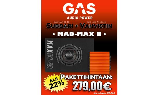 GAS A1-500.1D + MAX B1-18