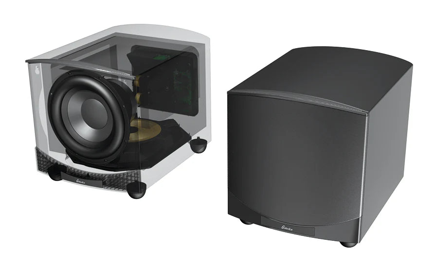 GoldenEar ForceField 40 subwoofer, vaihtolaite