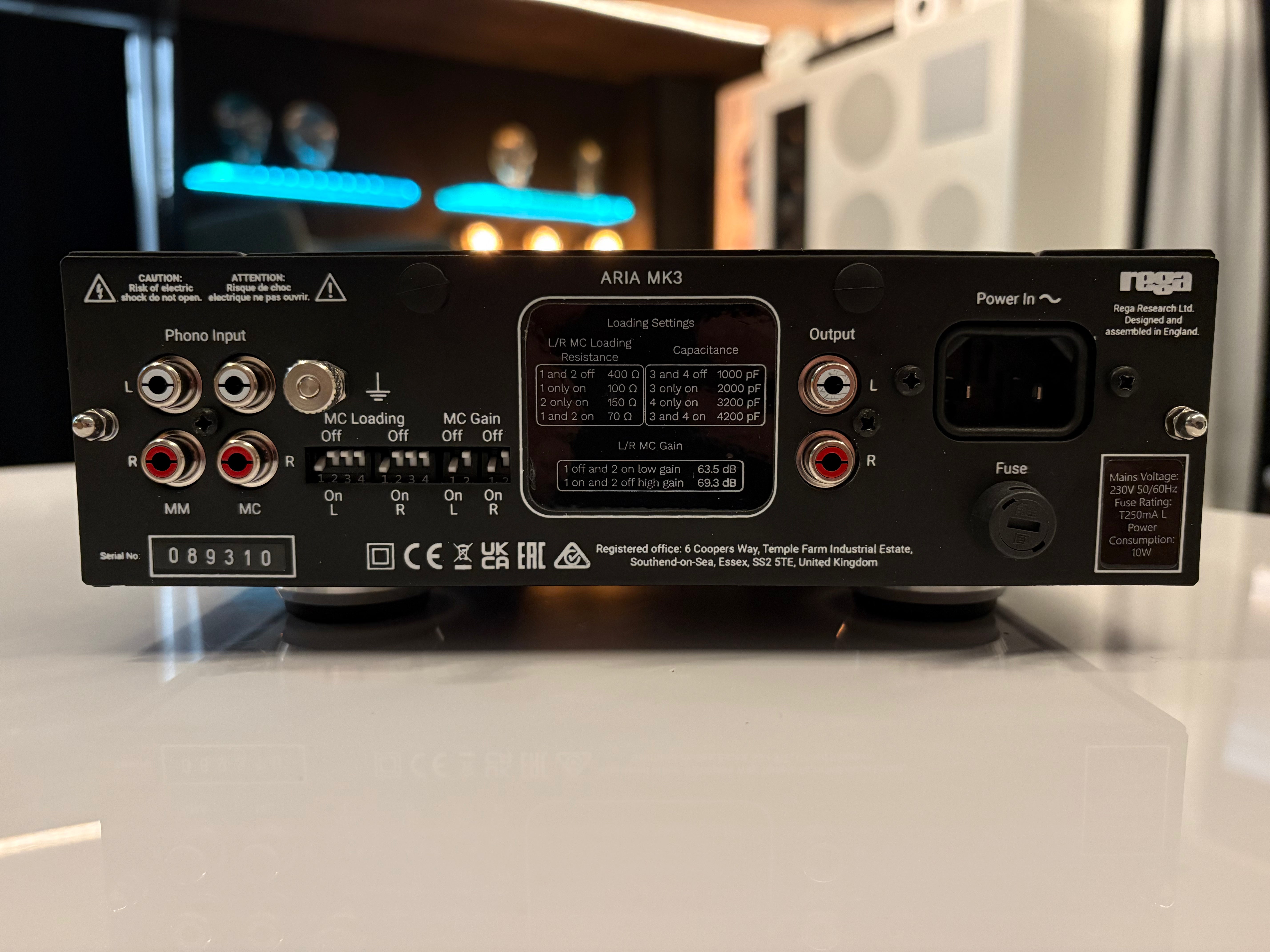 Rega Aria Mk3 levysoitinesivahvistin, vaihtolaite