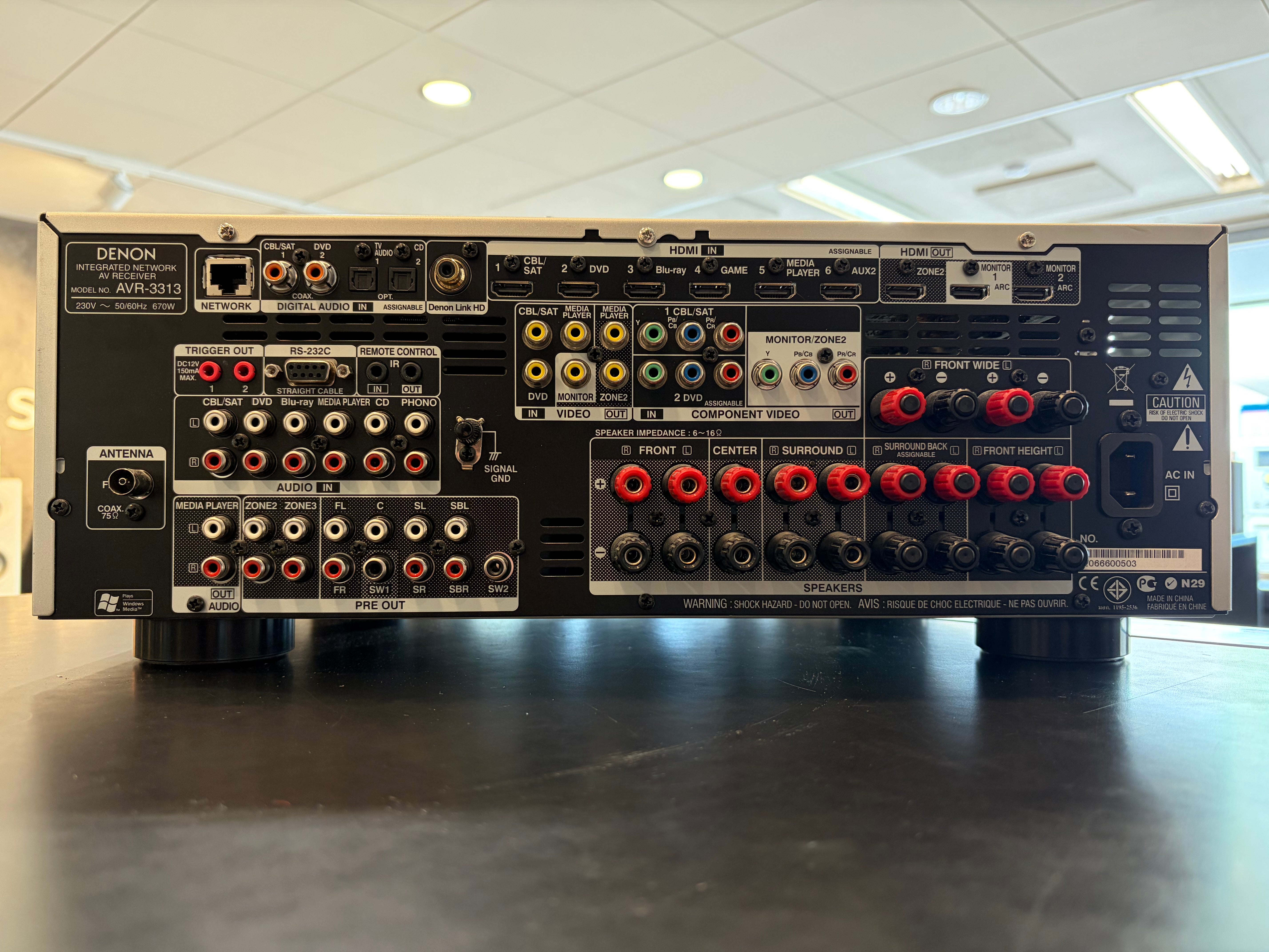 Vaihtolaite Denon AVR-3313, Oulu