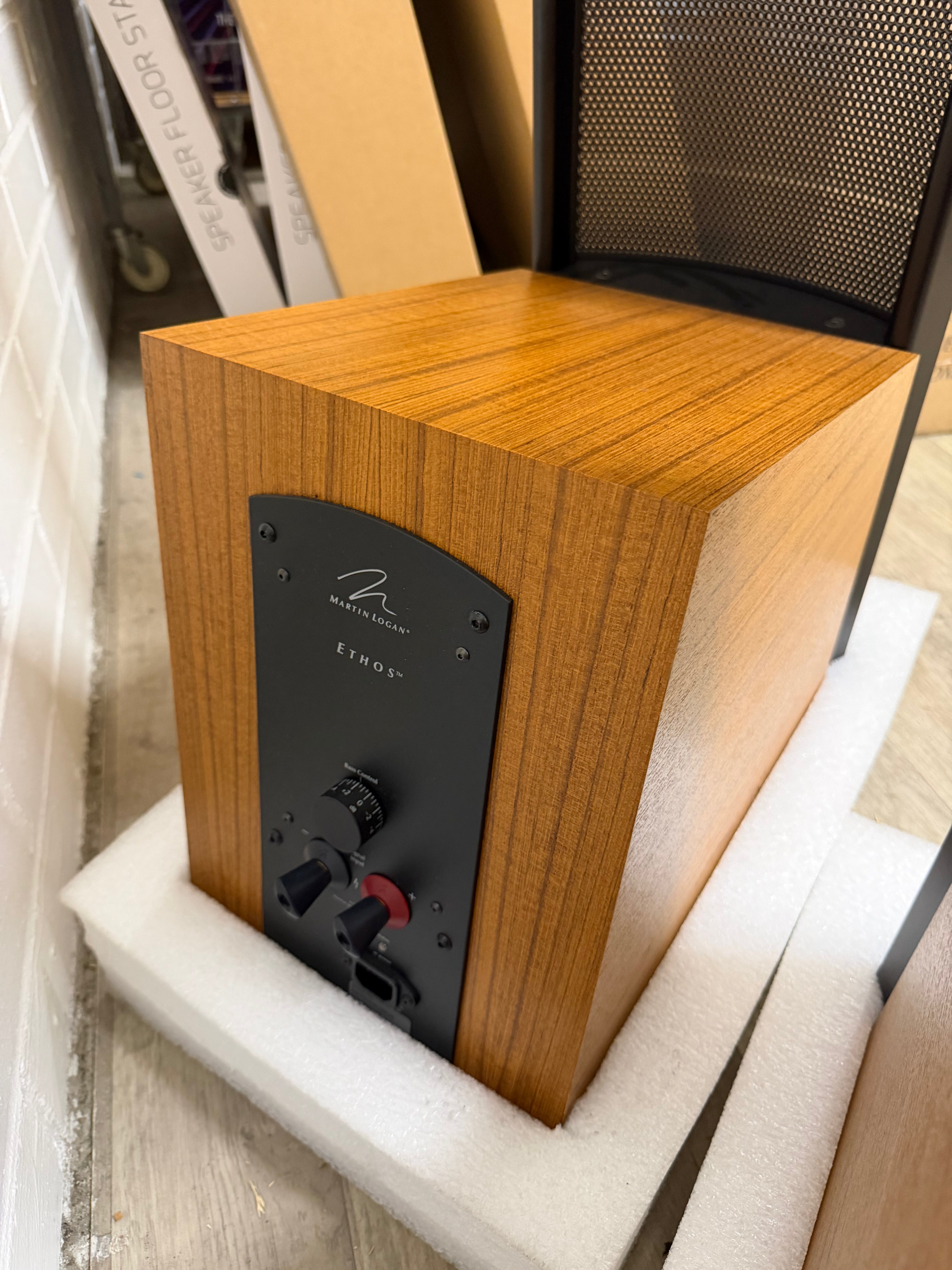 MartinLogan Ethos, elektrostaattinen vaihtokaiutinpari, Vantaan varasto
