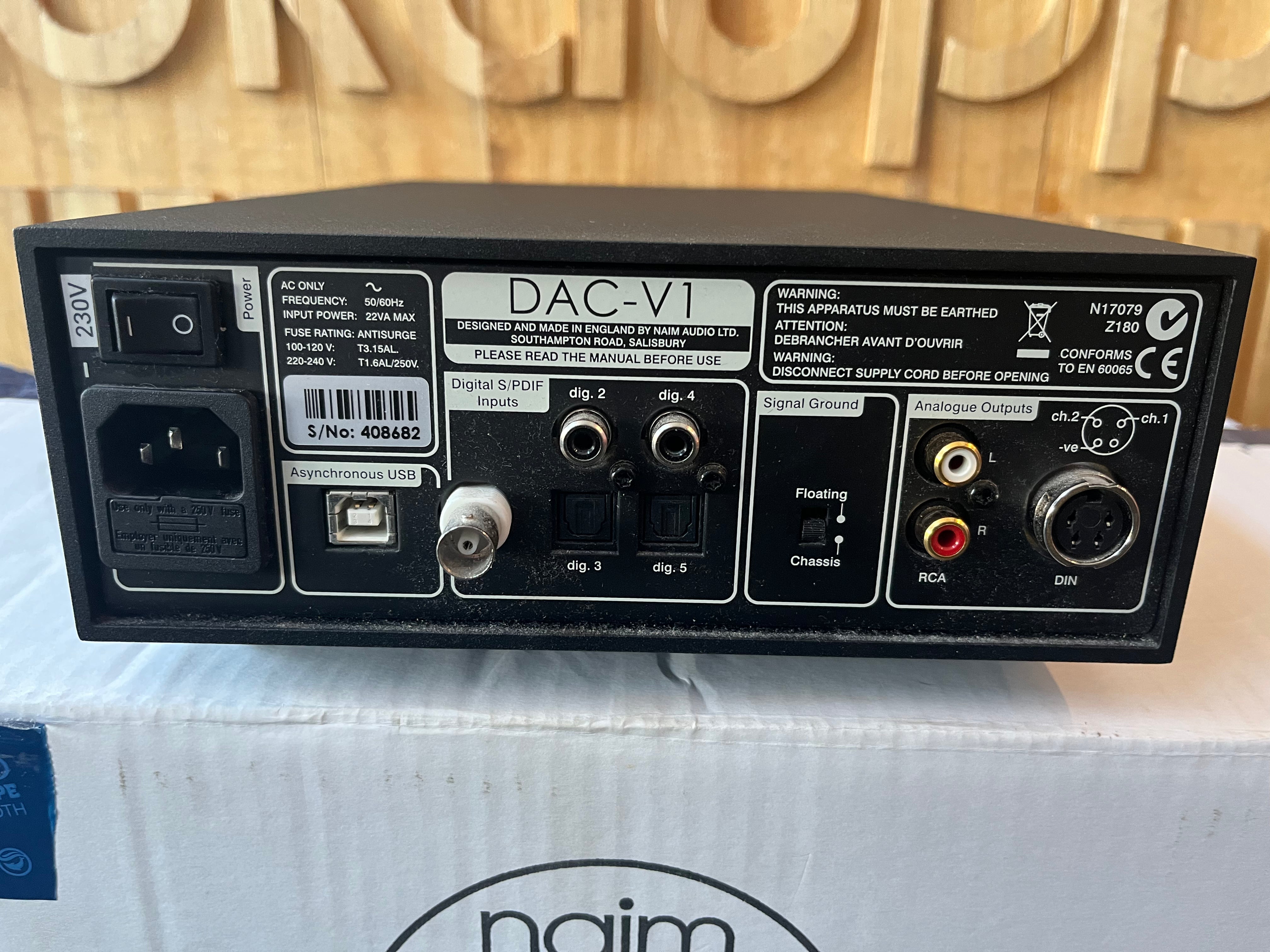Naim Dac-V1, vaihtolaite, sijainti Oulu