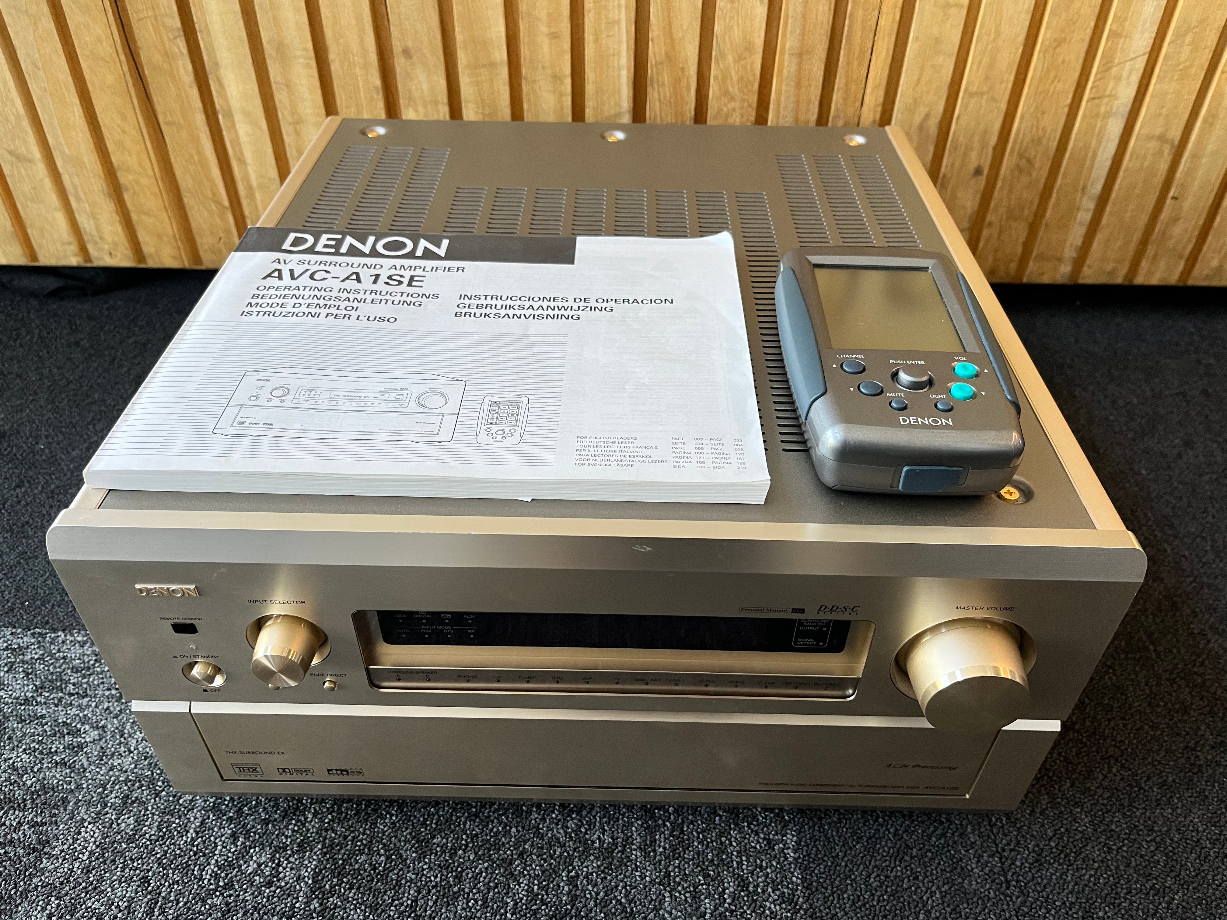Denon AVC-A 1 SE + Denon RC-871, replacement device, location Oulu