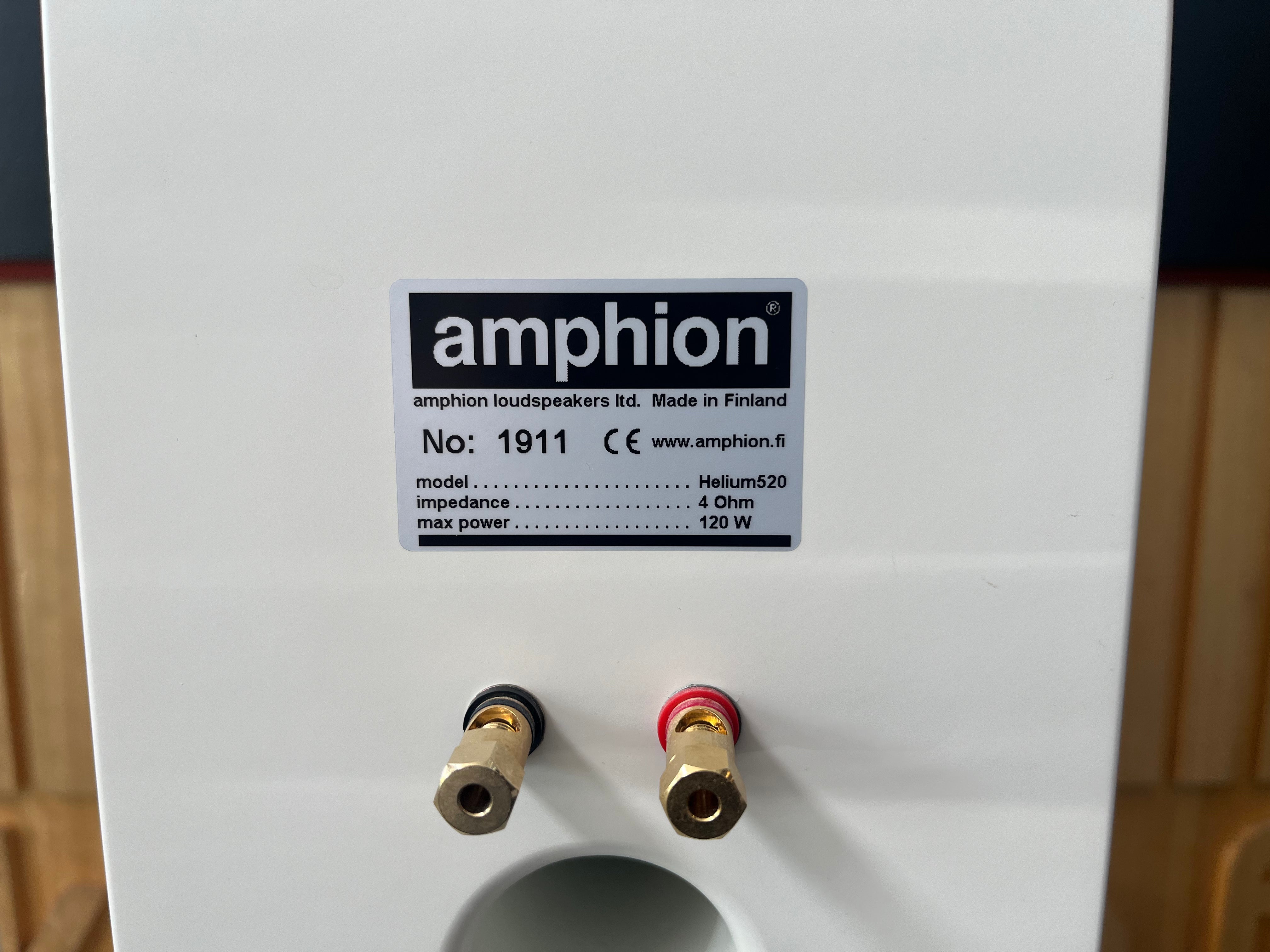 Amphion Helium 520, vaihtokaiutinpari, Oulu