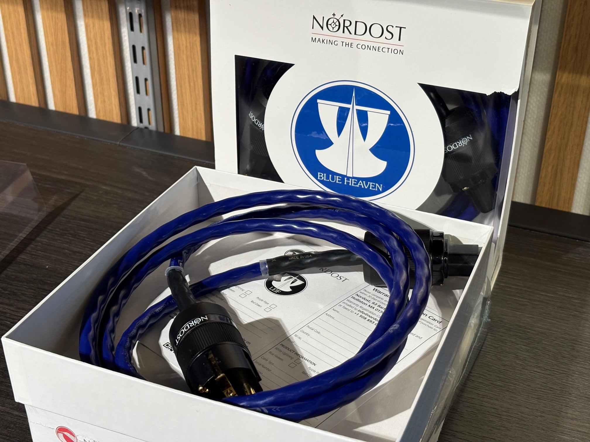 Nordost Blue Heaven -virtakaapeli 2m, MYYNTITILI