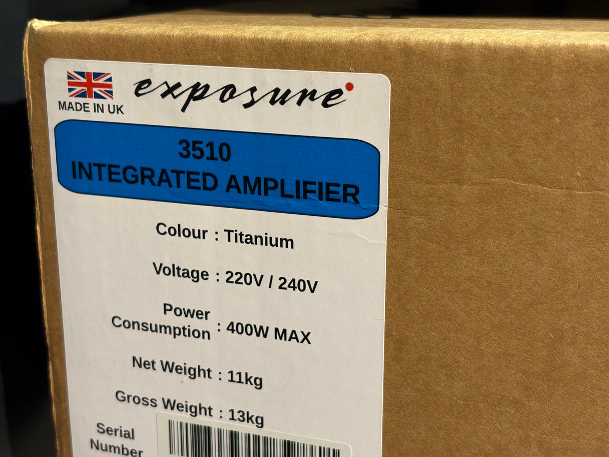 Exposure 3510 (sis. DAC-kortti) -integroitu vahvistin, Vaihtolaite