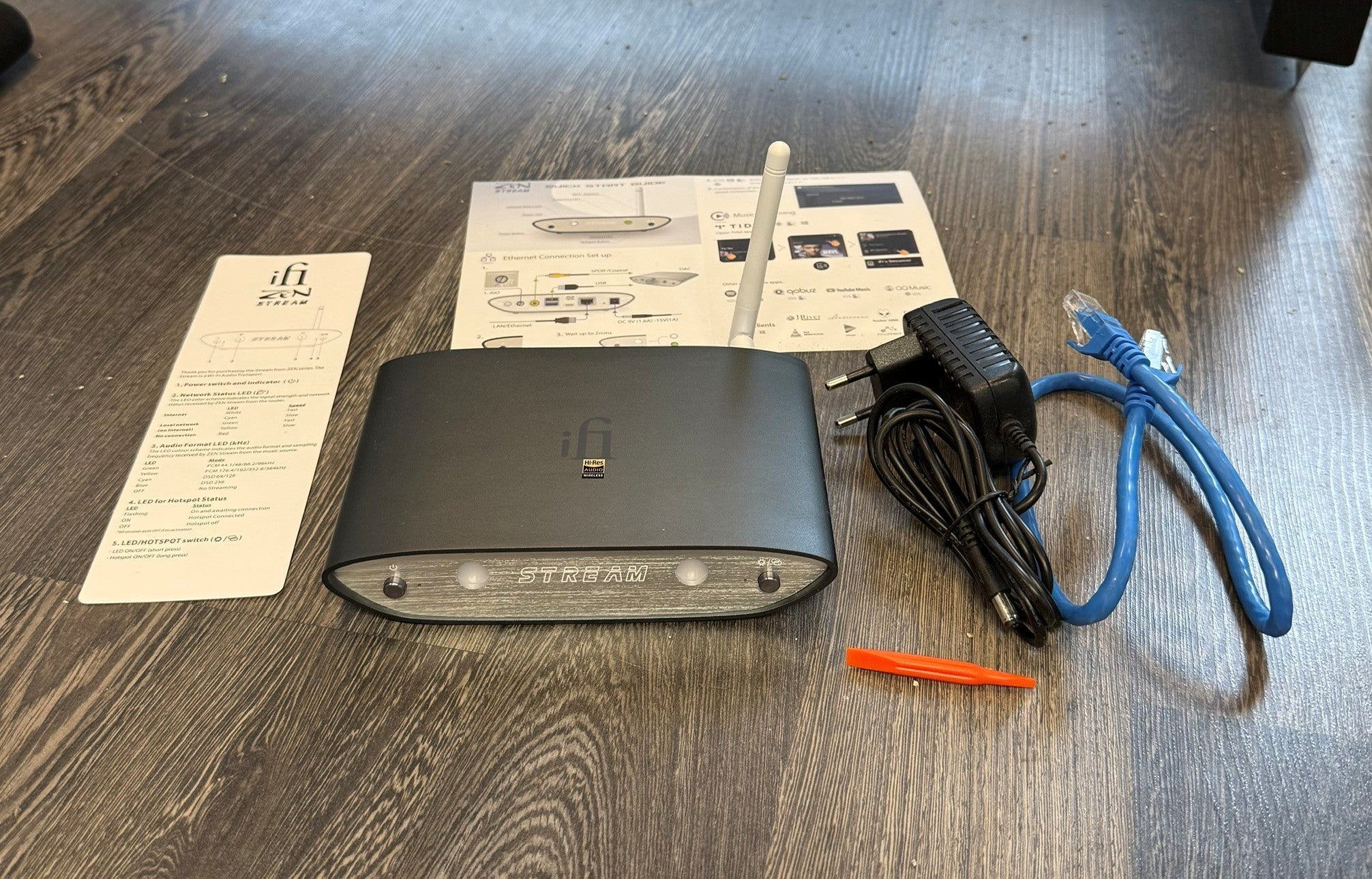 IFI Zen Stream Wi-Fi Audio Transport vaihtolaite