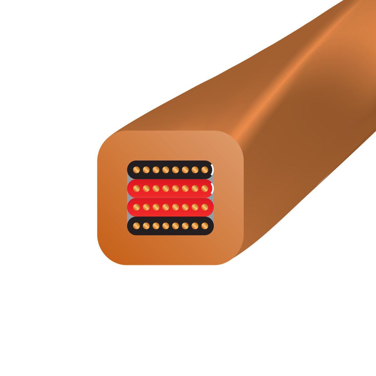 WireWorld Mini Eclipse 10 kaiutinkaapeli, 2.5 m pari