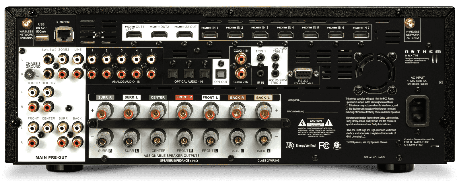 Anthem MRX 740 11.2 AV Amplifier