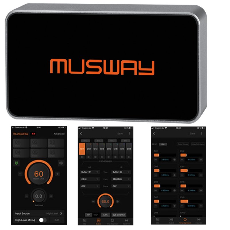Musway BTA2 DSP Streaming + App control dongle