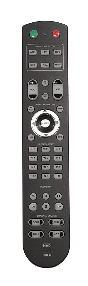 NAD HTR 10 remote control