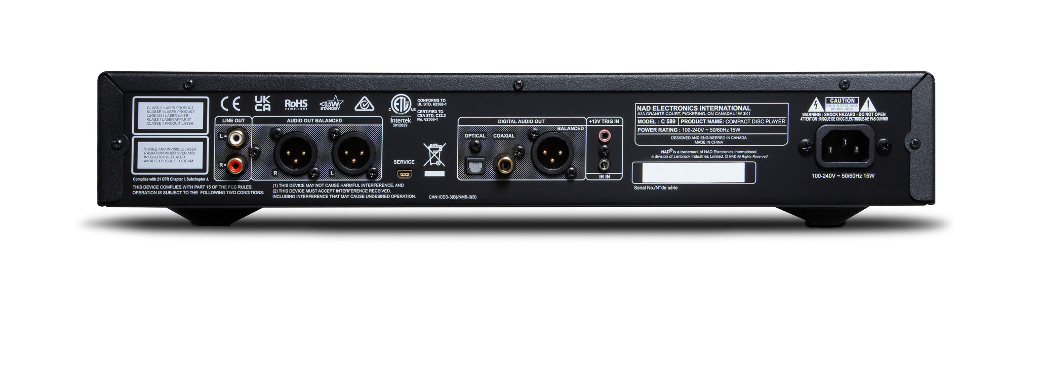 NAD C589 CD-soitin