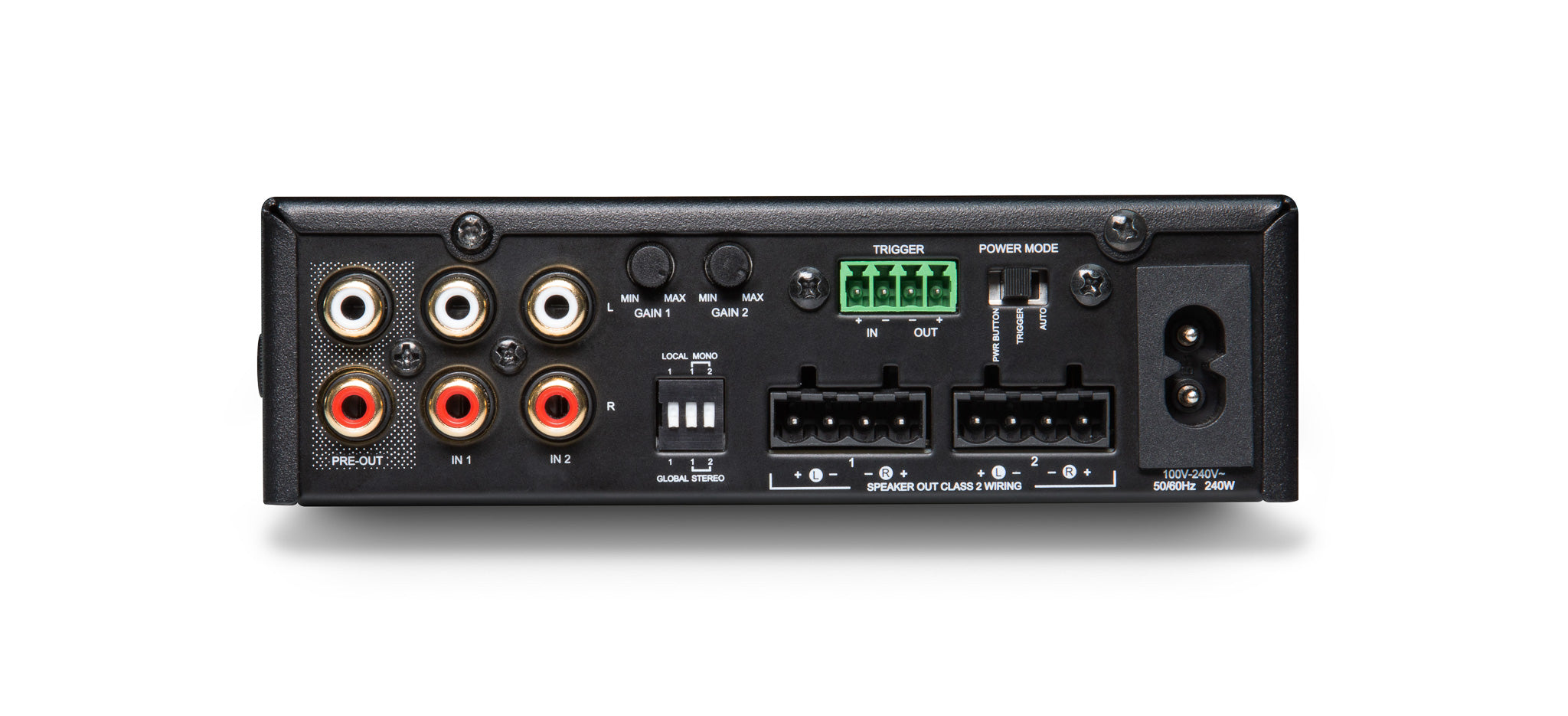 NAD CI PA4-60 päätevahvistin 4x60W tai 2x120W monihuonekäyttöön