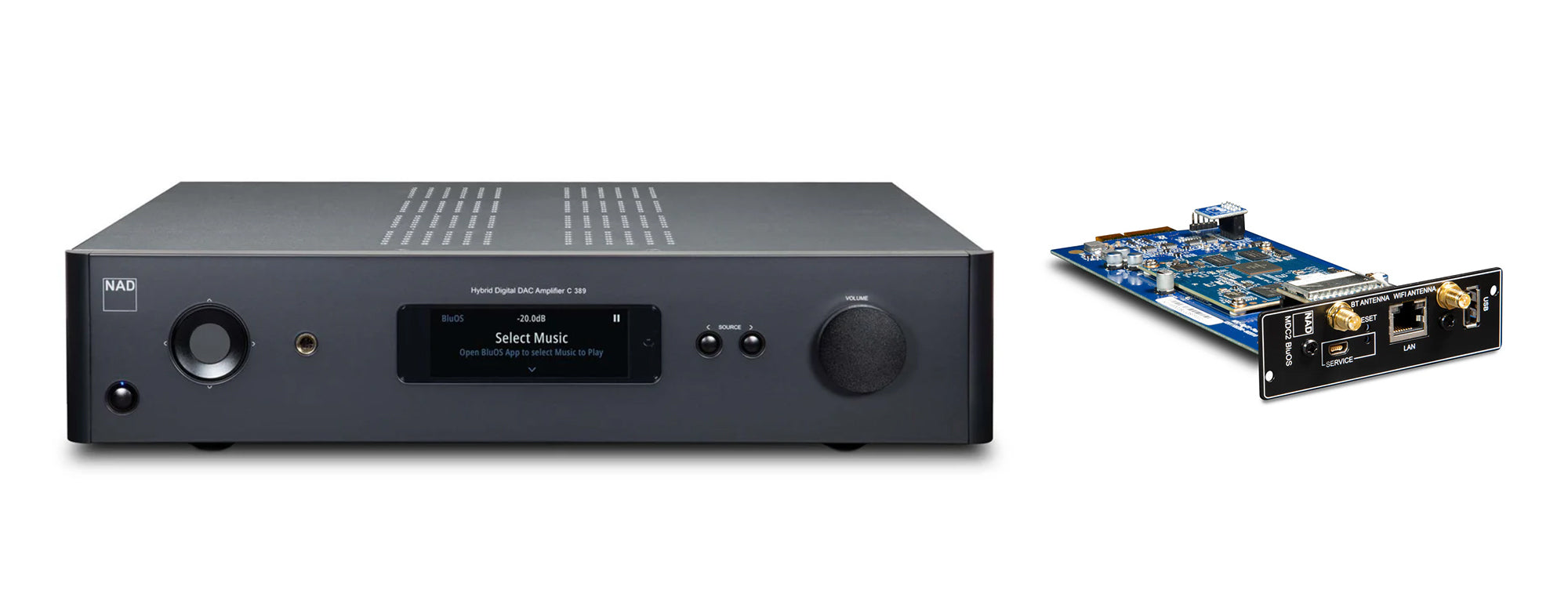 NAD C 389 + NAD MDC2 BluOS-D