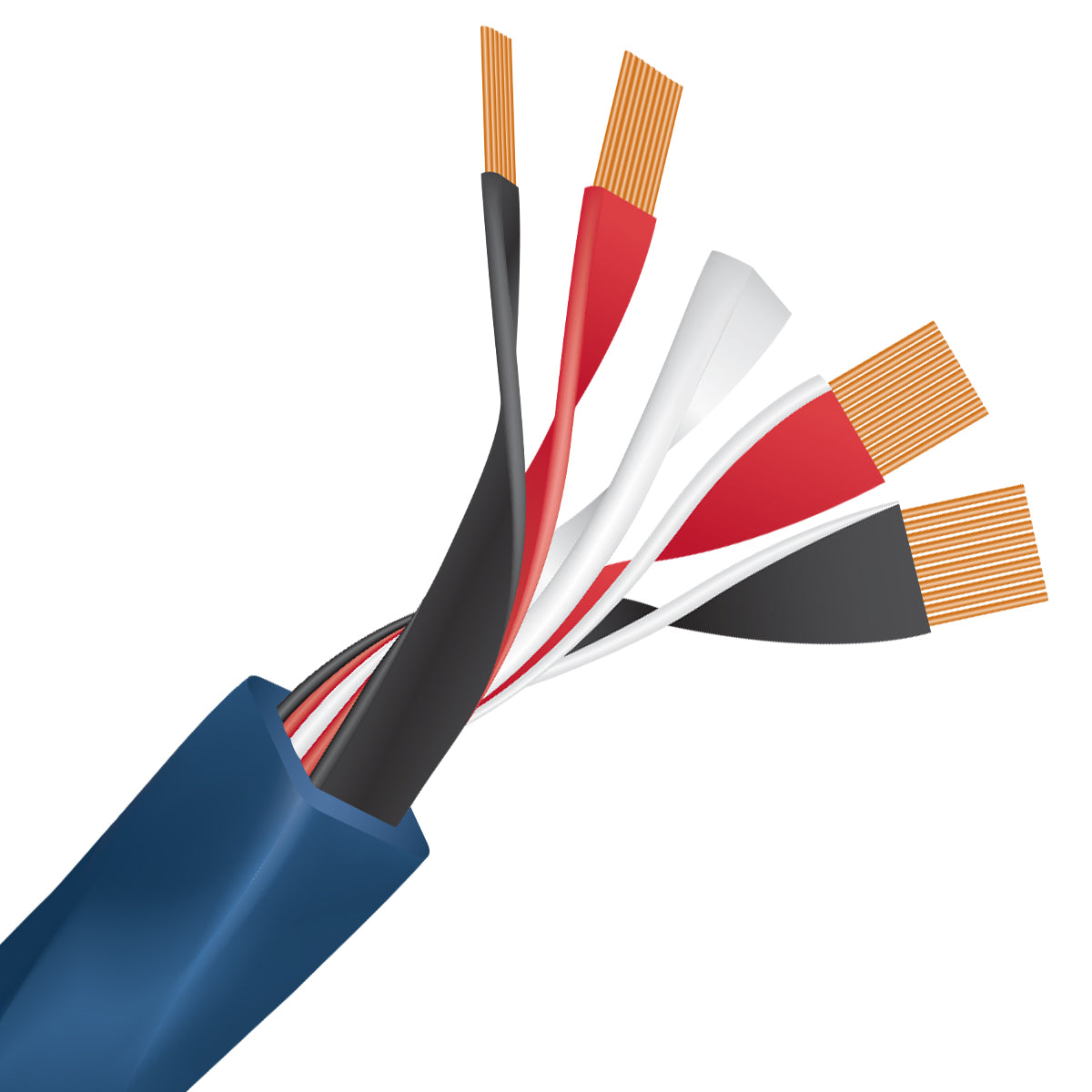 WireWorld Oasis 10 kaiutinkaapelipari banaaniliittimin, 2.5 m pari