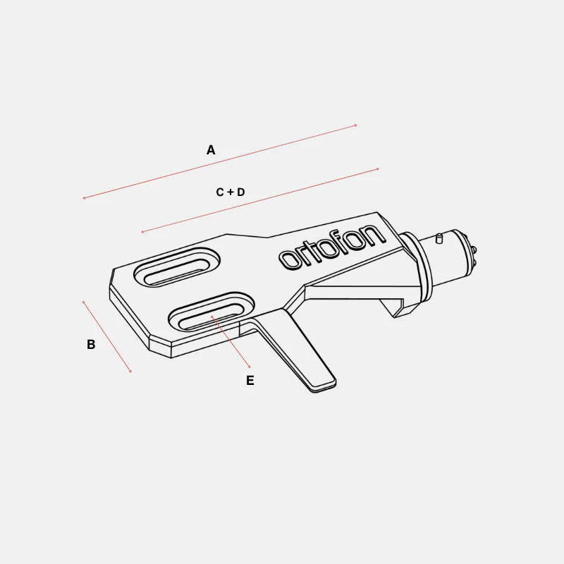 Ortofon SH-2 cartridge carriage 