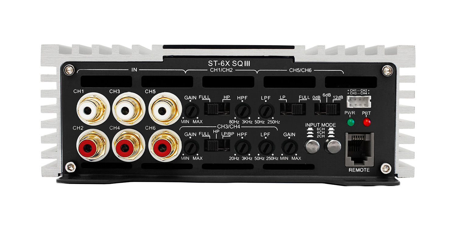 Zapco ST-6X SQ III 6-Ch. Class AB SQ Amplifier