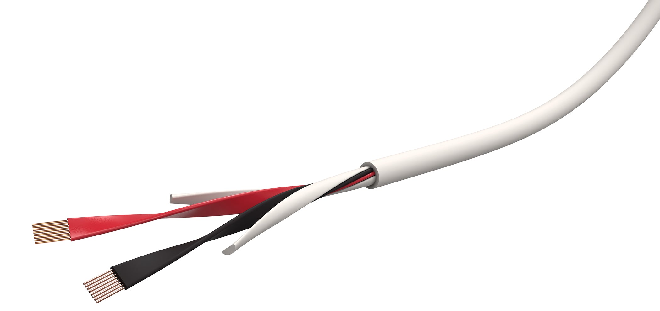 WireWorld Stream 10 kaiutinkaapeli setti banaaniliittimillä, 2.5 m pari