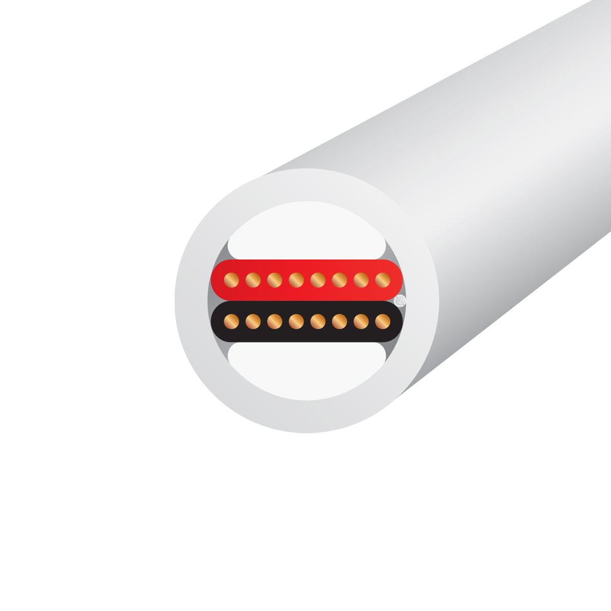 WireWorld Stream 10 kaiutinkaapeli setti banaaniliittimillä, 2.5 m pari