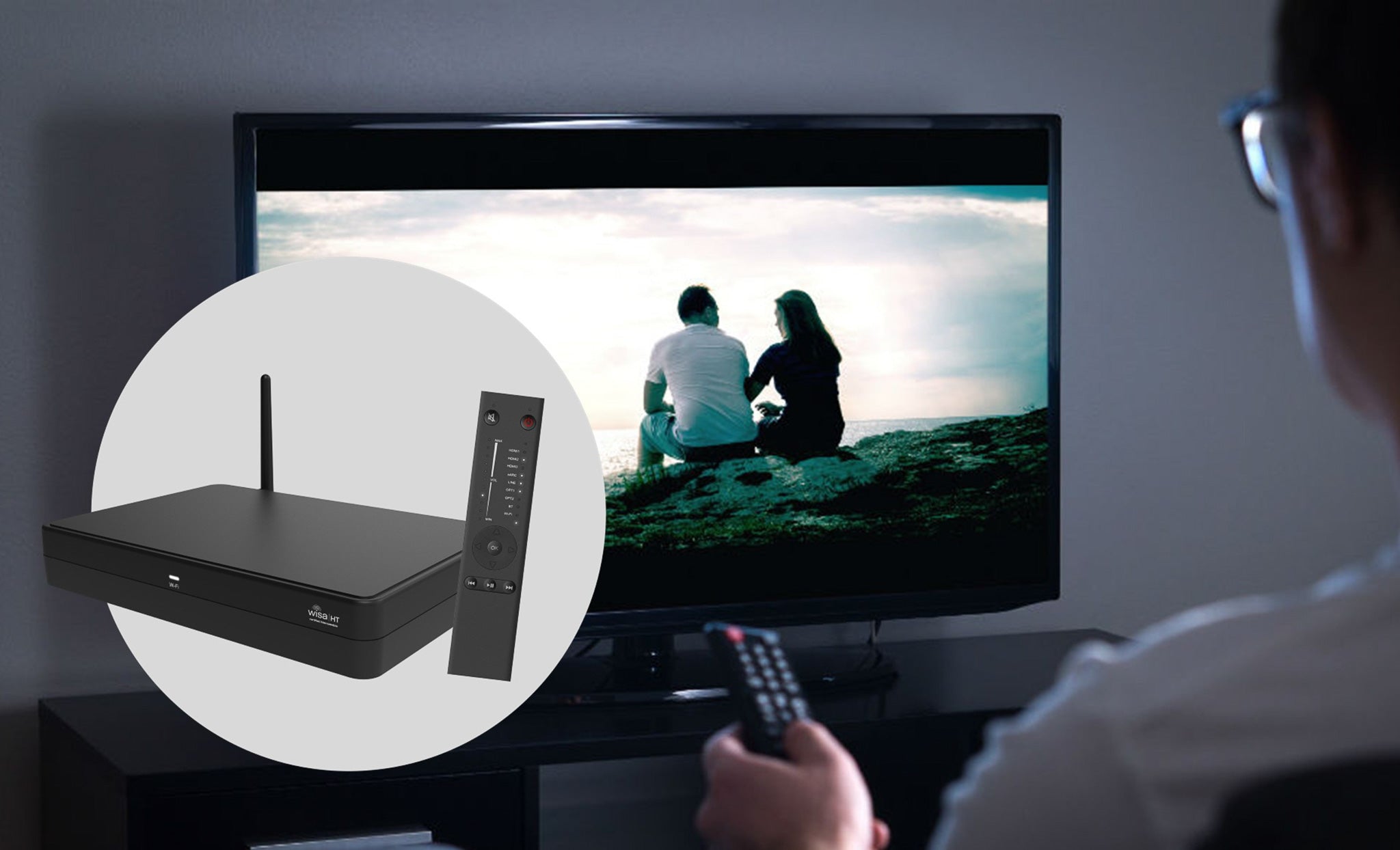 System Audio Legend Wireless Stereo Hub &amp; Remote Control