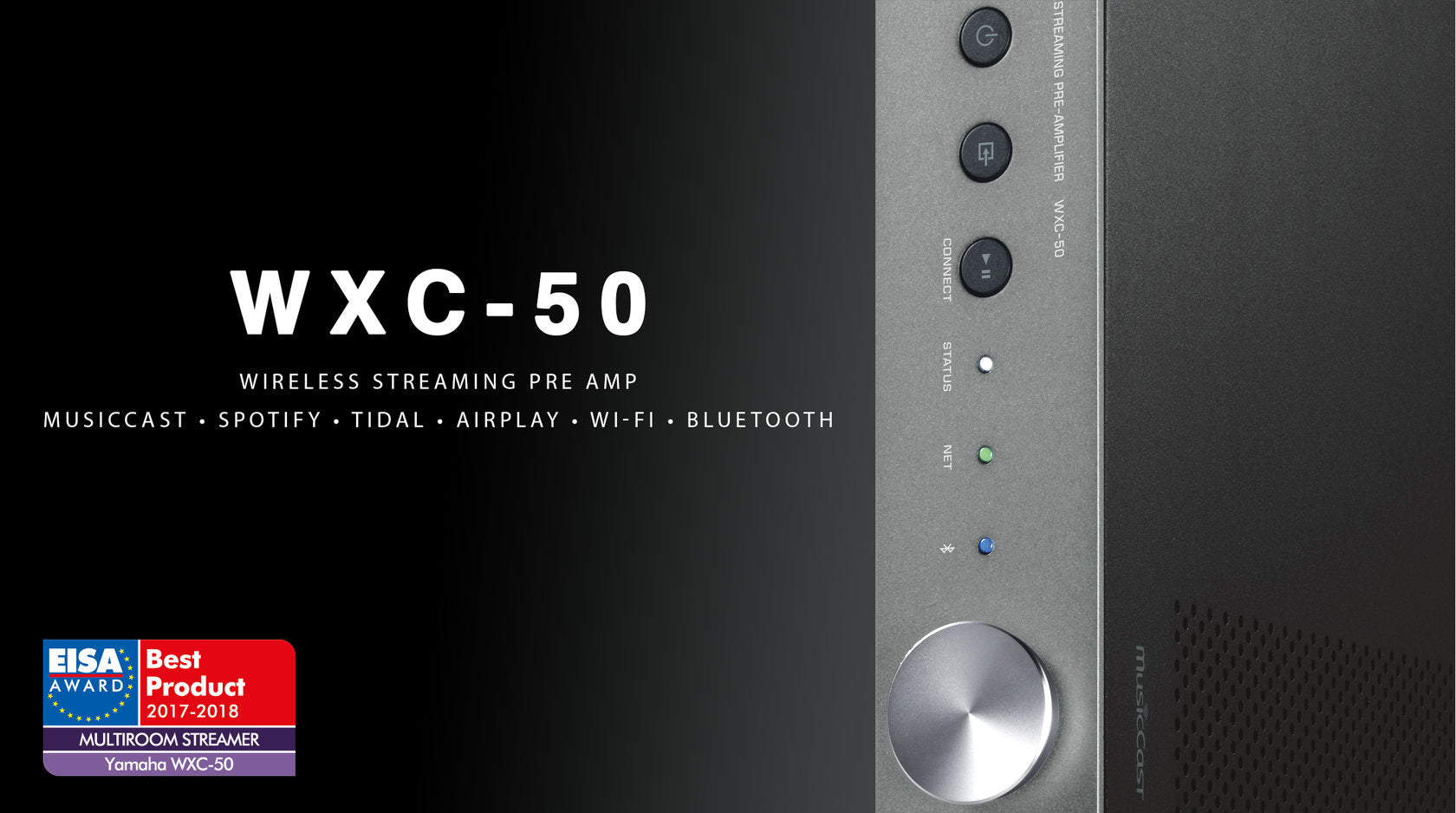 Yamaha WXC-50 MusicCast streamer/esivahvistin, vaihtolaite