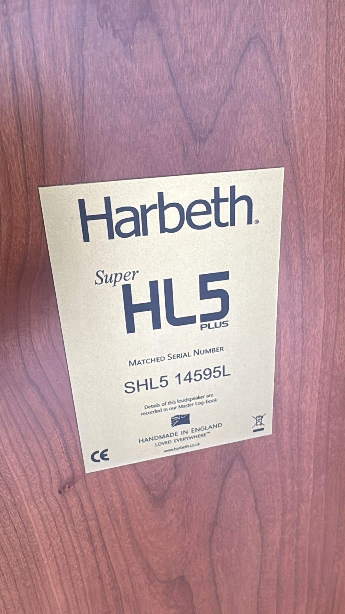 Harbeth Super HL5Plus kaiutinpari + Custom Design SHL5 jalustapari, Oulu