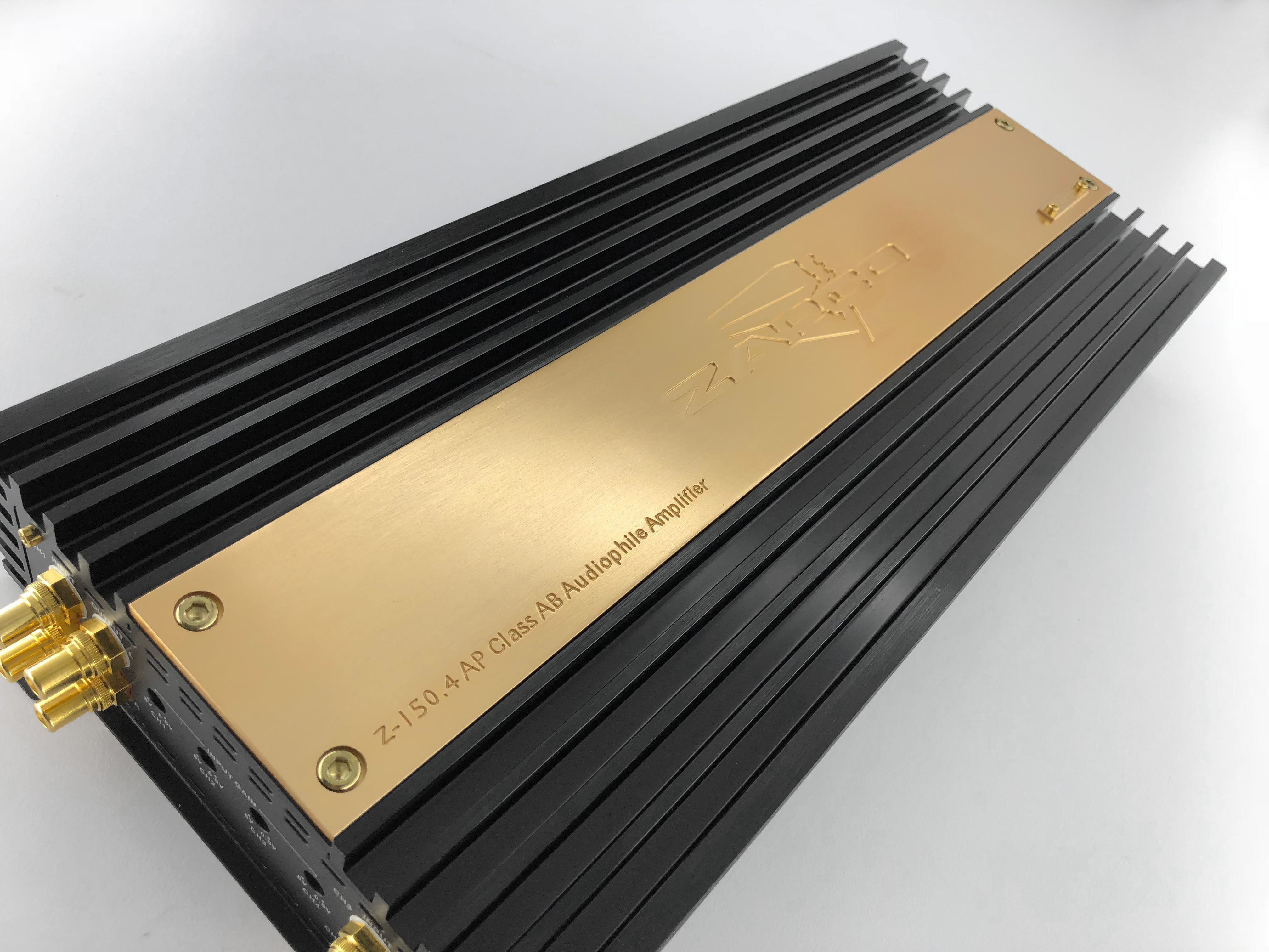 Zapco Z-150.4 AP 4-Ch. Audiophile Class A/AB Amplifier, 4Ω: 4 x 150 watts