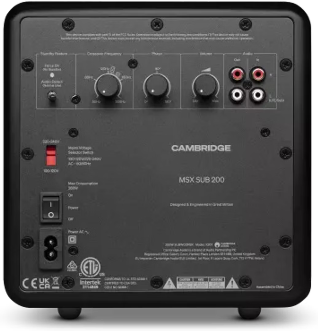 Cambridge Audio MSX Sub 200 aktiivisubwoofer
