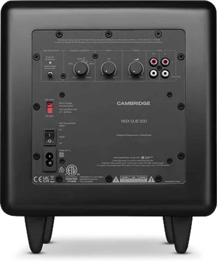 Cambridge Audio MSX Sub 300 aktiivisubwoofer