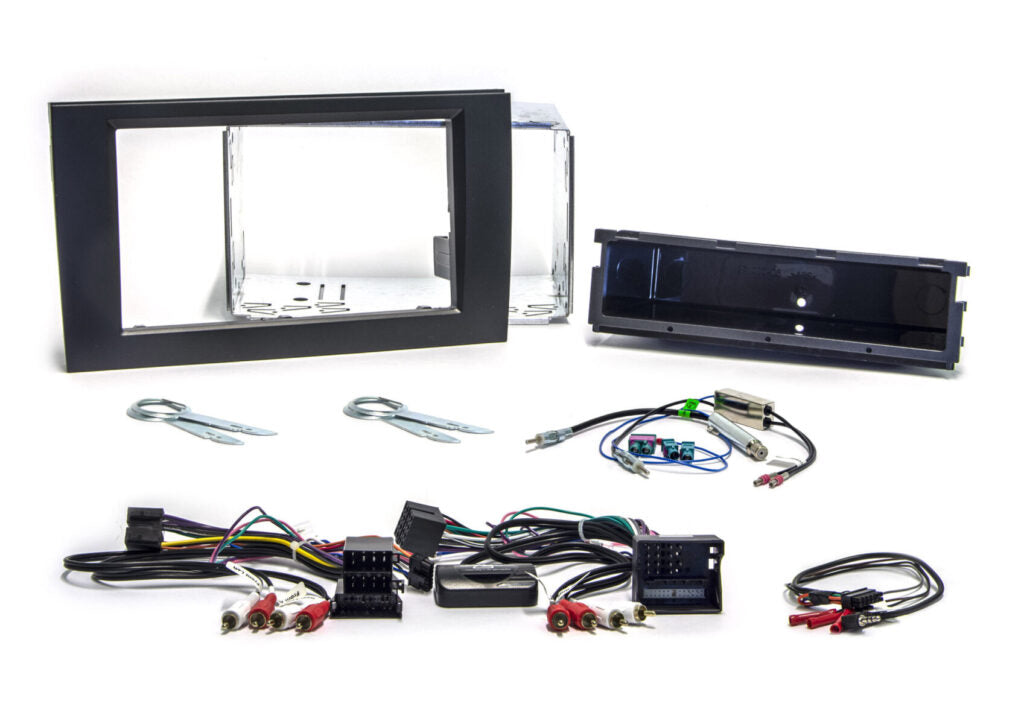 Audi A4 2002 – 2008 (B6/B7) Installation kit for installing a 1-DIN / 2-DIN player