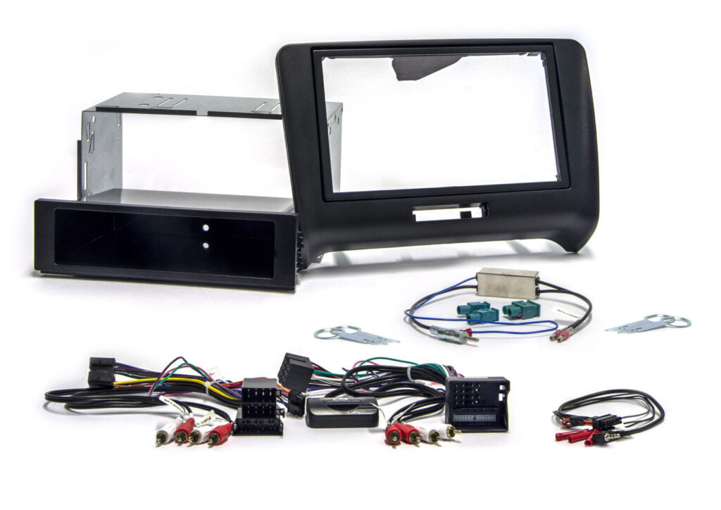 Audi TT 2006 – 2014 (8J) Installation kit for installing a 1-DIN / 2-DIN player