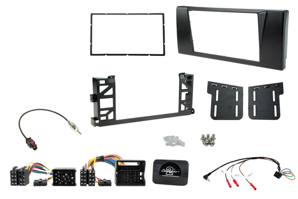 E39 1997 – 2004 Installation kit for installing a 2-DIN player
