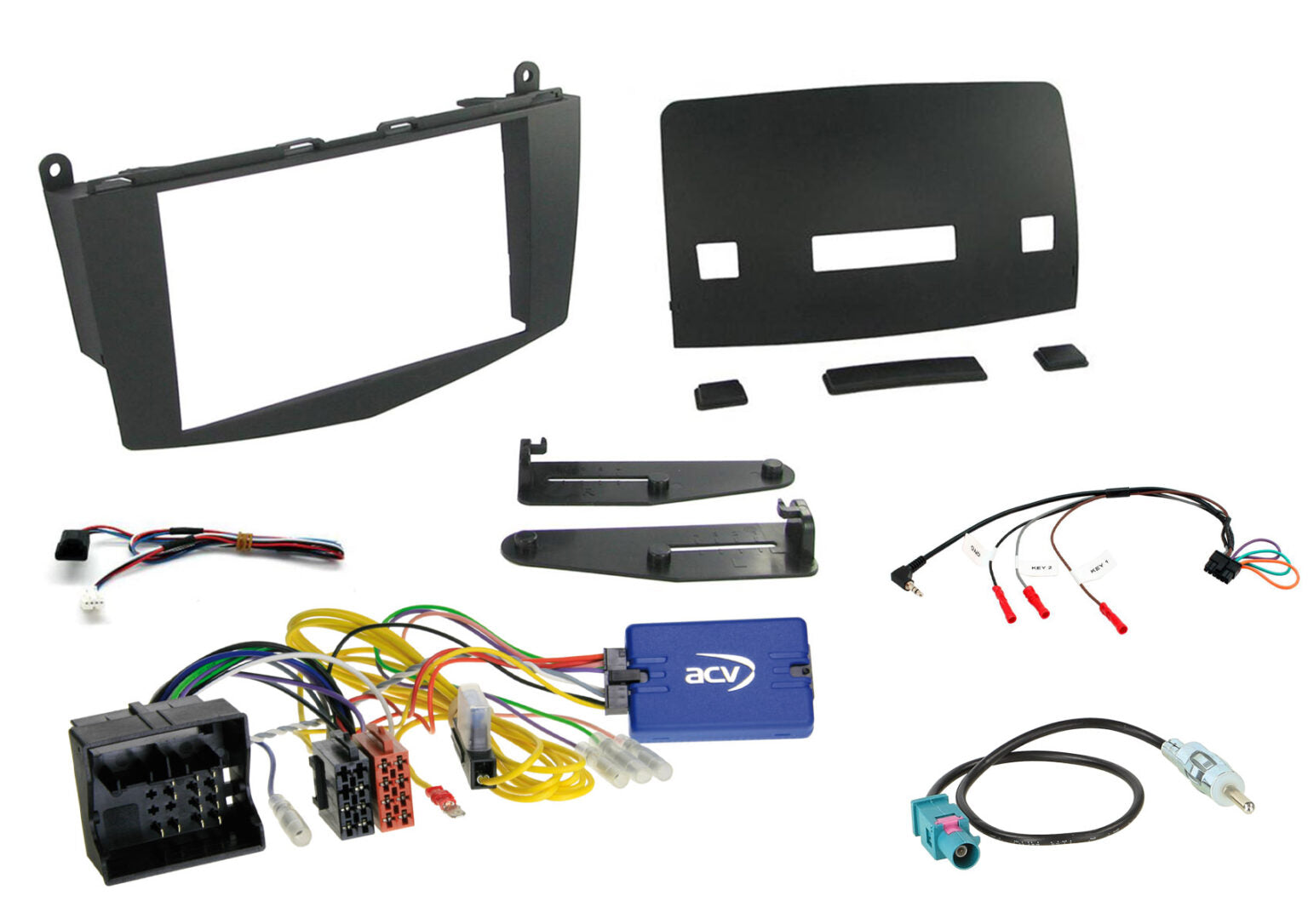 C-series 2007 – 2011 (W204) 2-DIN player installation kit