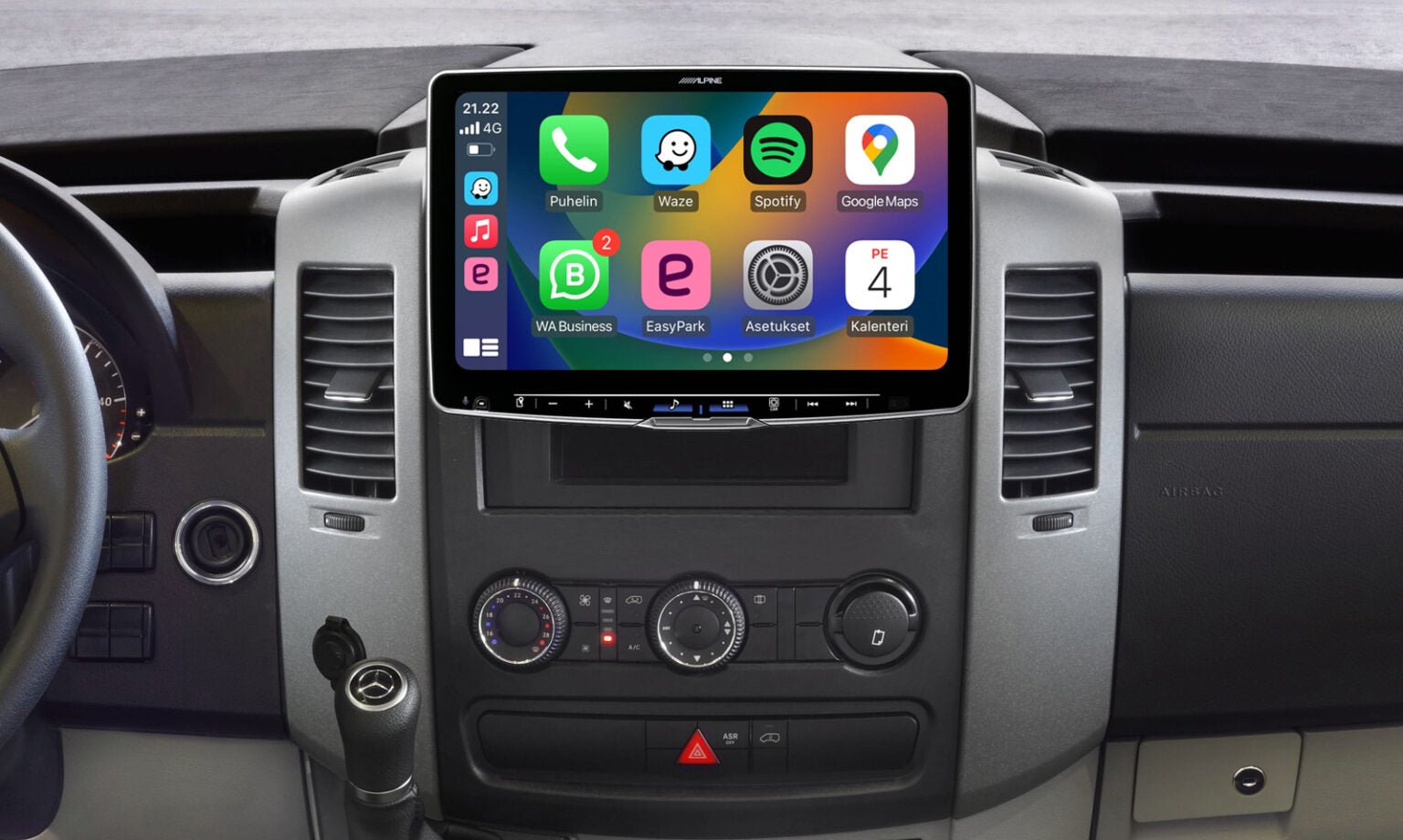 Alpine ILX - F115S906 11″ Halo - soitin MB Sprinteriin ja VW Crafteriin - Audiokauppa.fi