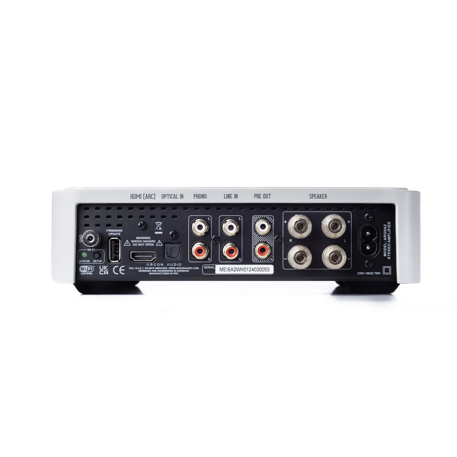 Argon Audio SA-2 (White) -2-kanavainen stereovahvistin