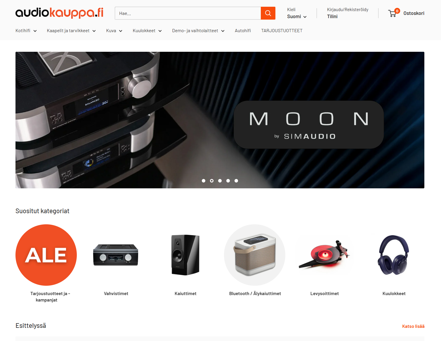 Audiokauppa Verkkokauppa