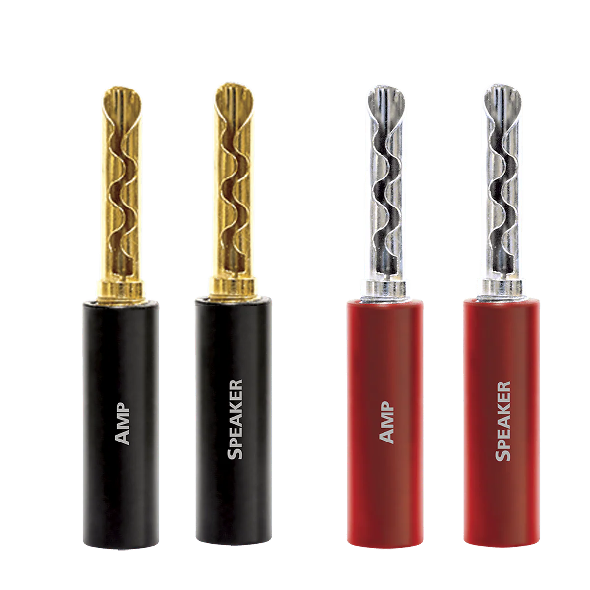 AudioQuest Banana 100 Silver (8kpl sarja)