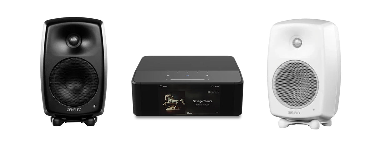 Bluesound NODE ICON + Genelec G Three pari pakettitarjous - Audiokauppa.fi