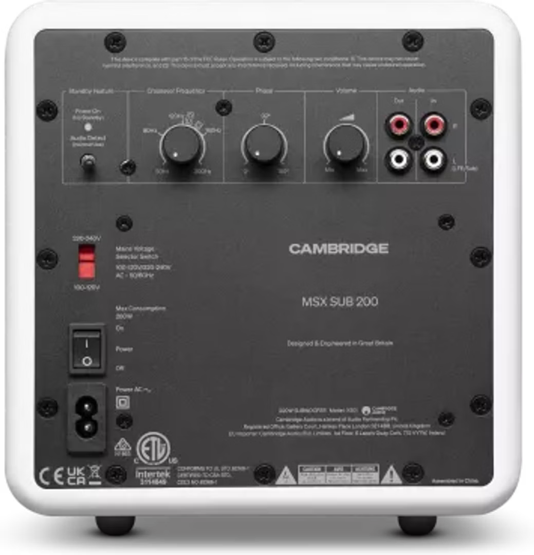 Cambridge Audio MSX Sub 200 aktiivisubwoofer