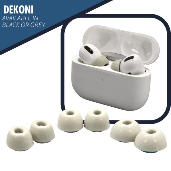 Dekoni Audio Bulletz Apple AirPods Pro korvasovitteet, 3 Pack - Audiokauppa.fi