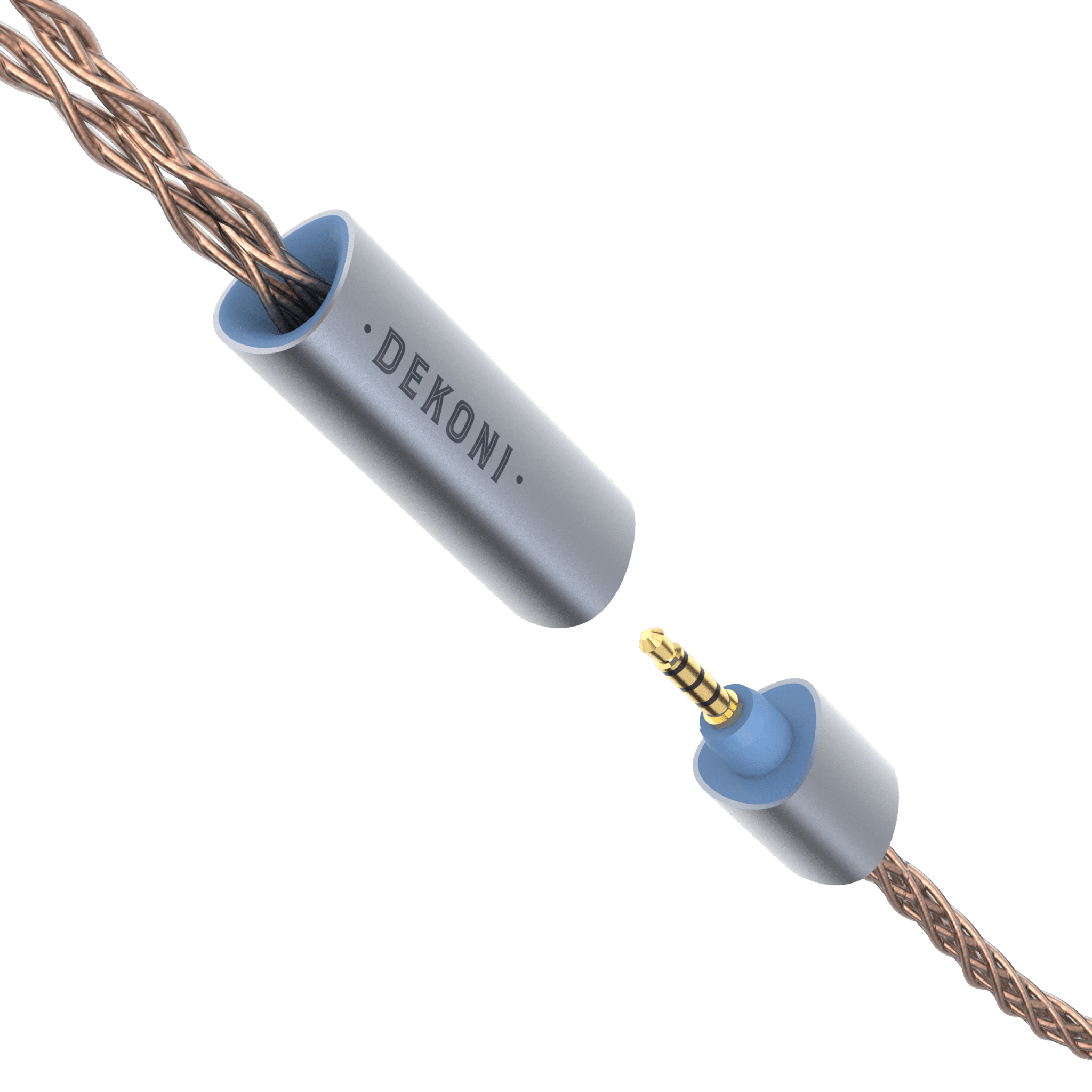 Dekoni Audio Ensemble Presplit PCUHD Twisted Cable Balansoitu 4 - Pin Neutrik XLR MCS kuulokekaapeli - Audiokauppa.fi