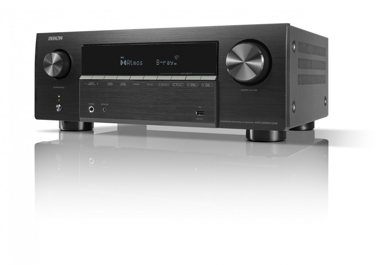 Denon AVR-X2900H DAB 7.2 AV-viritinvahvistin