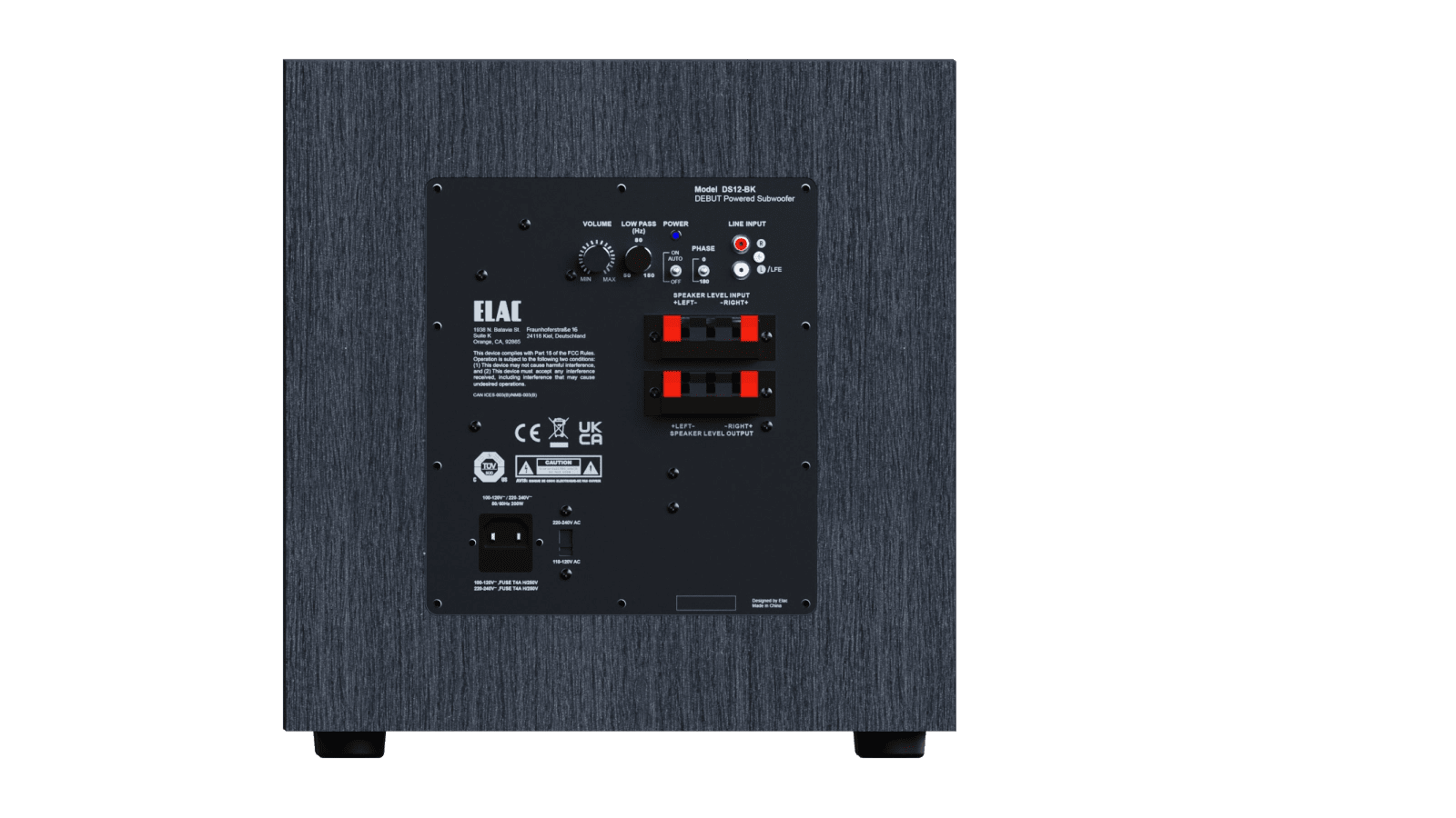 Elac Debut 3.0 DS123 12" aktiivisubwoofer - Audiokauppa.fi