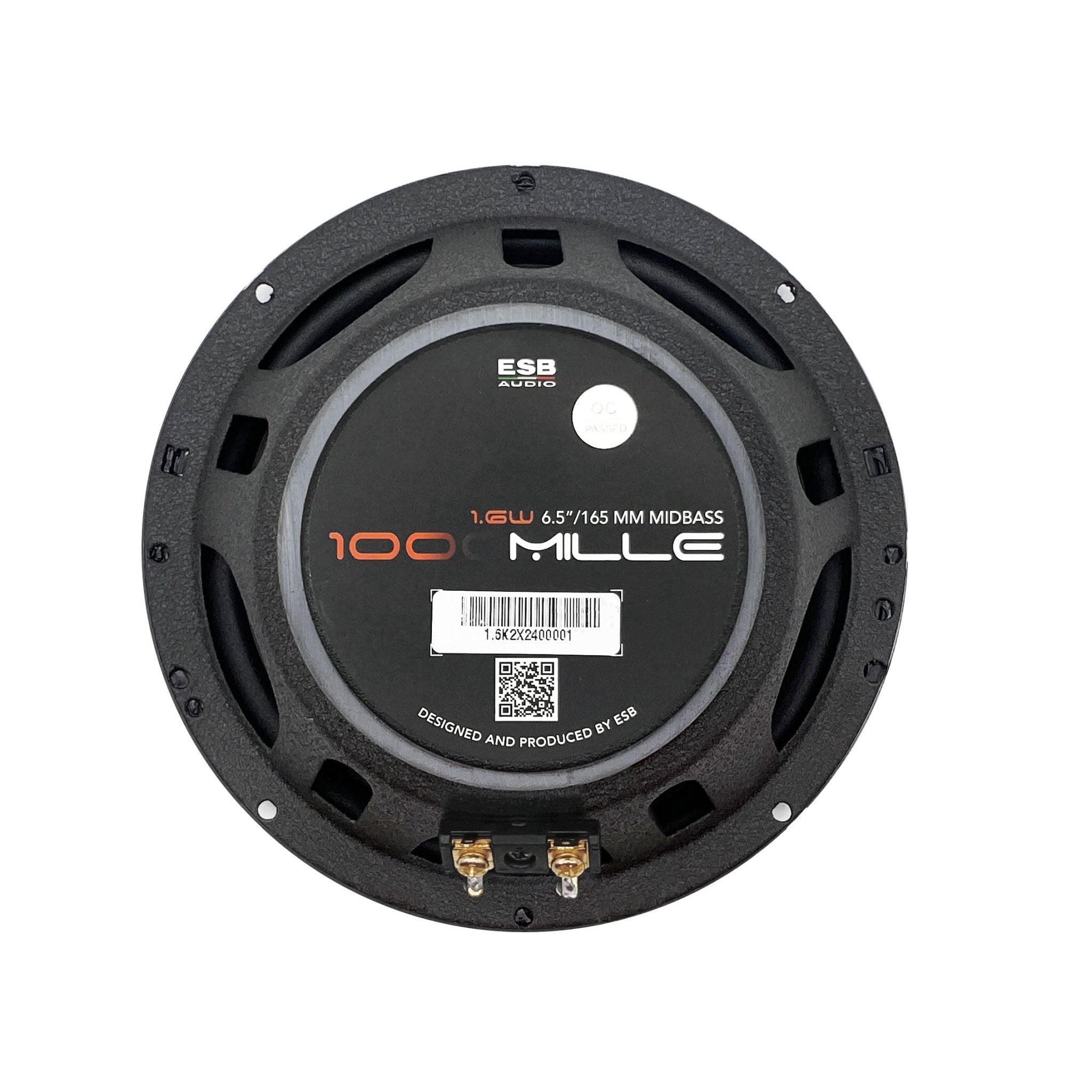 ESB Audio 1.6K2X 2 - Way System, 6.5"/165 mm Wf, 1" Tw with 12dB Cross. - Audiokauppa.fi