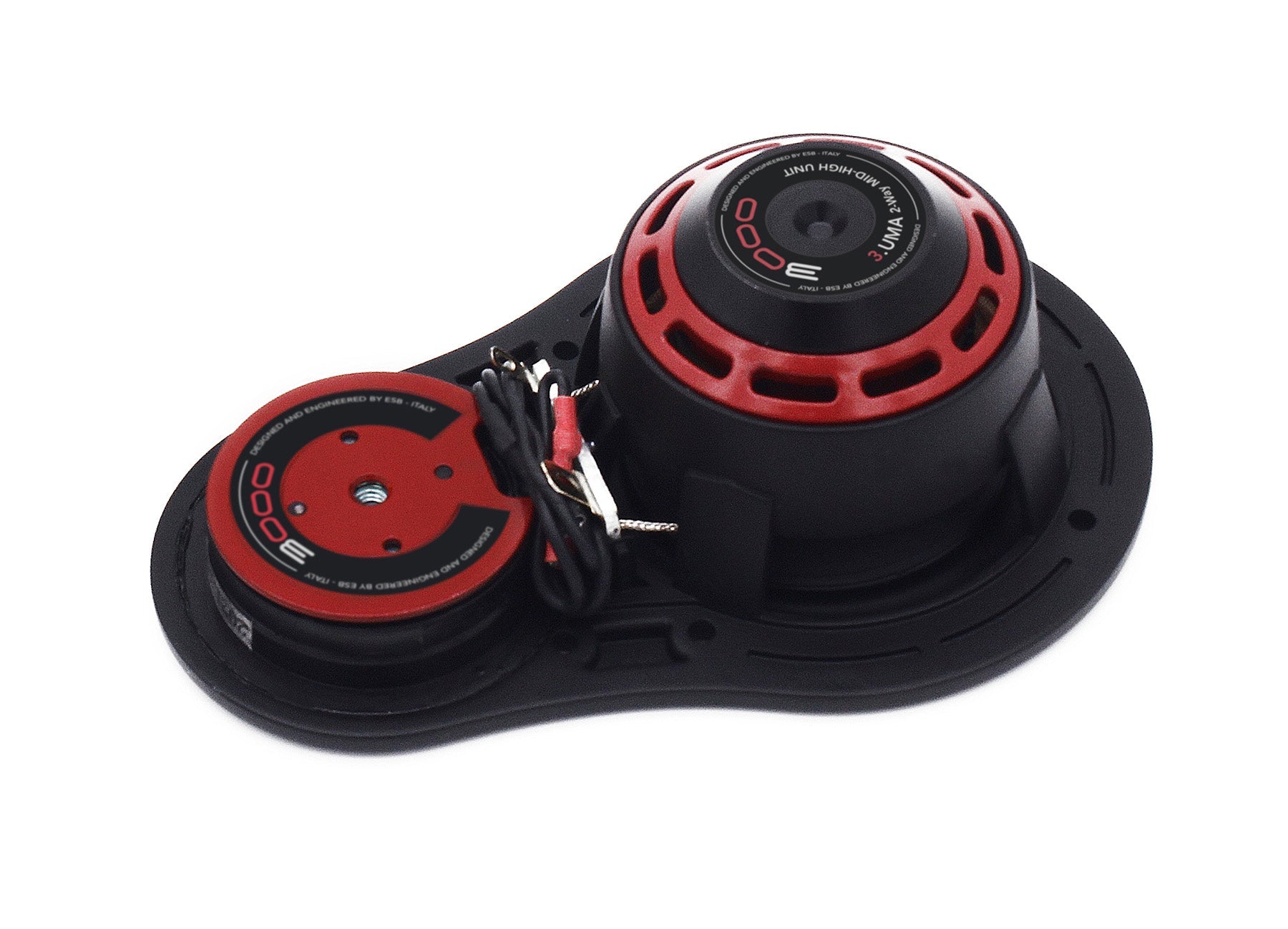 ESB Audio 3.UMA Keski - Korkea Yksikkö, 2.5"/65 mm Keski + 1"/25 mm Disk. (pari) - Audiokauppa.fi