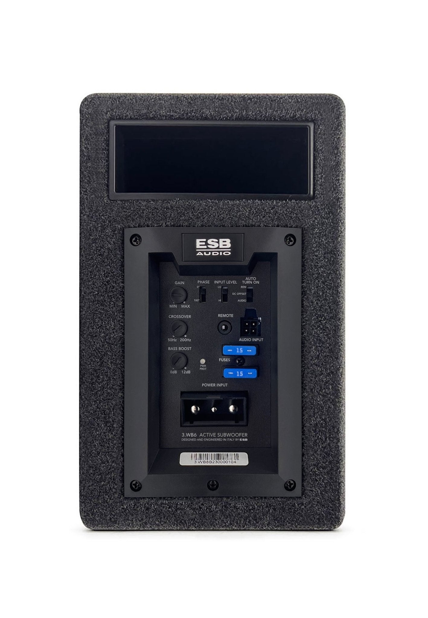 ESB Audio 3.WB6 6.5"/165 mm Aktiivinen Portattu Subwoofer - Audiokauppa.fi