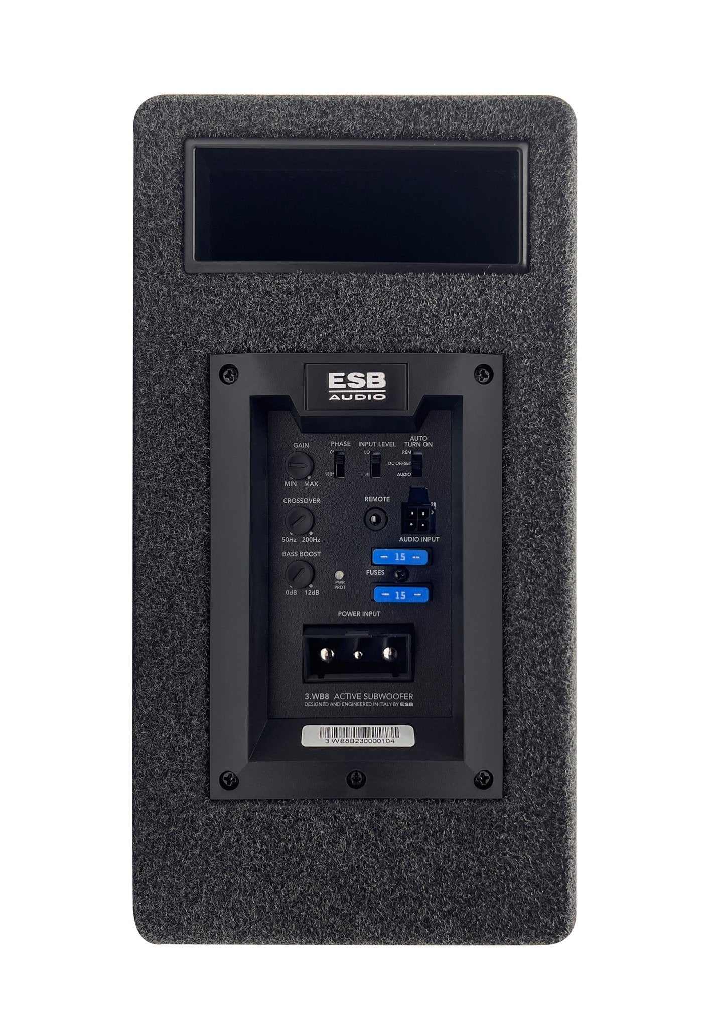 ESB Audio 8"/200 mm Active Ported Subwoofer, Iron Bars - Audiokauppa.fi