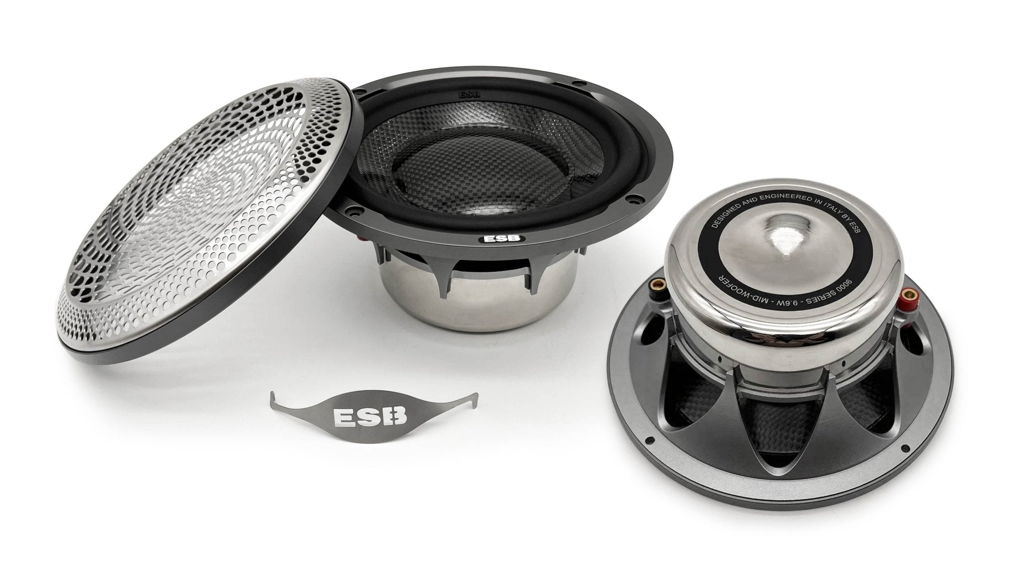 ESB Audio 9.6W CNC Grille 6.5" (pair) - Audiokauppa.fi